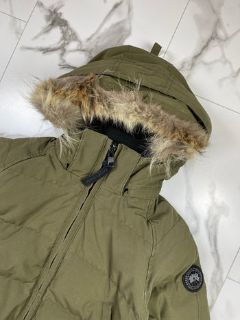 Women's Canada Goose Savona Bomber Jacket Green (USED)