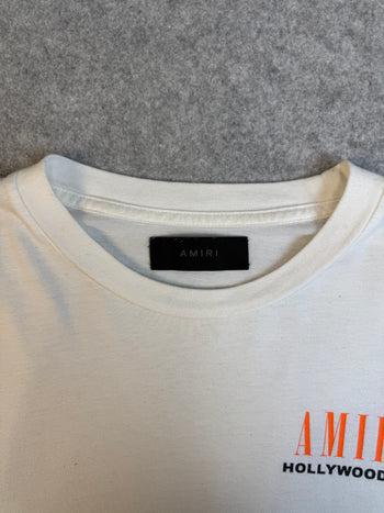 Amiri Bones Stacked L/S Tee White (USED)