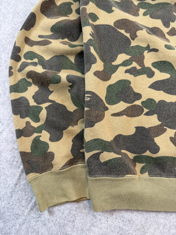 BAPE 1st Camo Full Zip Hoodie Green (USED)