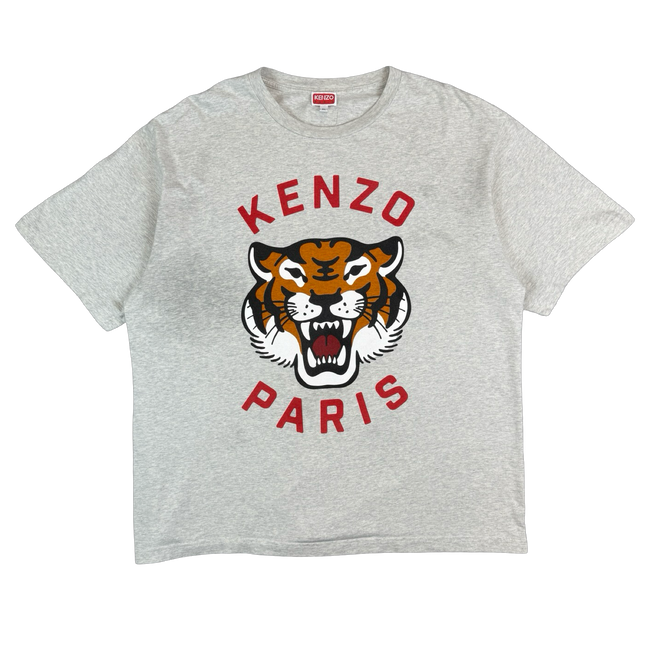 Kenzo Paris Tiger Tee Grey (USED)