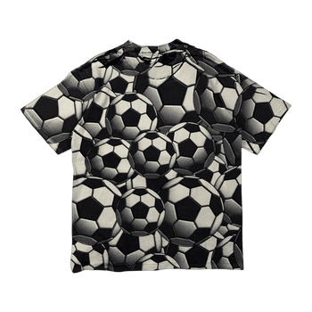 Vintage 90’s Rod Stewart Soccer AOP Tee Black