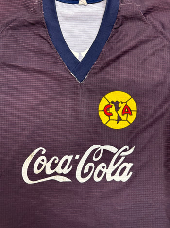 (L) Vintage Coca-Cola Soccer Jersey Brown