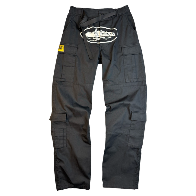 Corteiz Alcatraz Cargo Pants Black (USED)