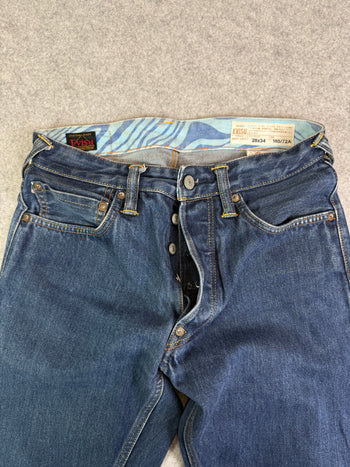 Vintage Evisu Lot 2000 Daicock Quote Denim Pants