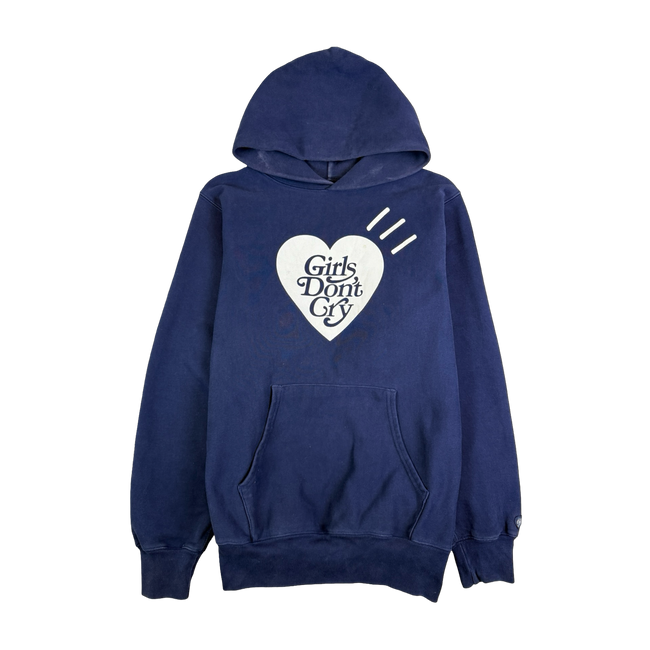 Girls Don’t Cry x Human Made Logo Hoodie Navy (USED)