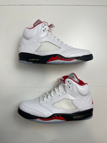 Air Jordan 5 Retro Fire Red Silver Tongue 2020