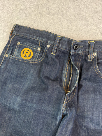 BAPE Apesta Flame Star Denim Jeans (USED)