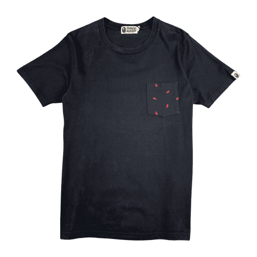 BAPE Sta All Over Pocket Tee Black (USED) | Vintage Clothing Store Canada