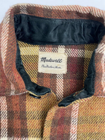 (M) Vintage Wool Button-up Brown