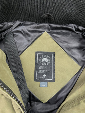 Women's Canada Goose Savona Bomber Jacket Green (USED)