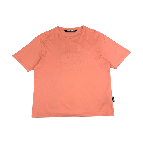 Palm Angels Statement Slim Tee Pink (USED) | Vintage Clothing Store Canada