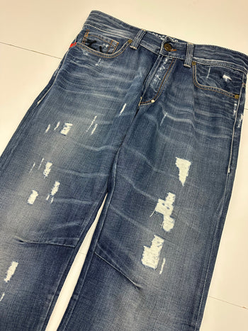 Vintage Y2K Parasuco Denim Legend Distressed Pants