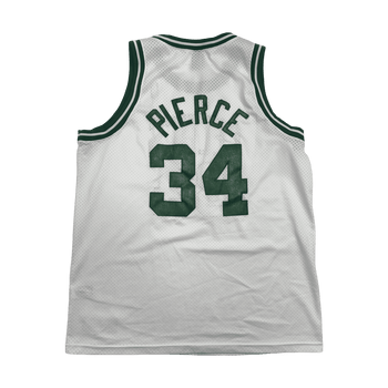 Vintage 90s Nike Boston Celtics Paul Pierce Jersey White