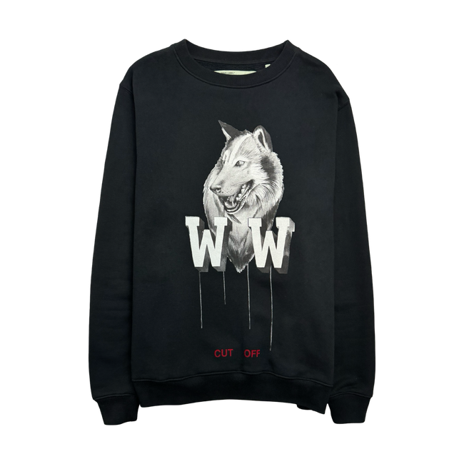 Off-White Wolf Sweatshirt Black (USED)