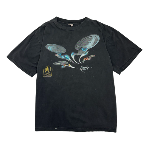 Vintage 1990’s Star Trek 30 Years Anniversary Tee Black | Vintage Clothing Store Canada