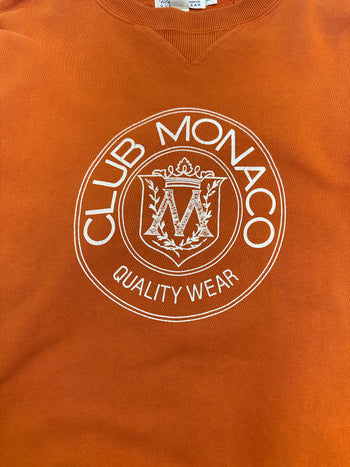 Vintage Club Monaco Sweatshirt Orange