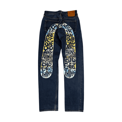 Vintage Evisu Lot 2000 Daicock Quote Denim Pants | Vintage Clothing Store Canada