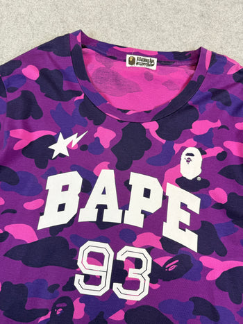 BAPE Apesta 93 Camo Tee Purple (USED)