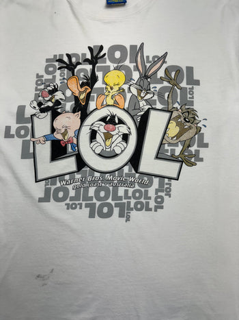 (XL) Vintage 2000s Warner Bros. Looney Tunes Tee White