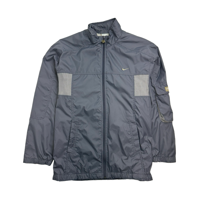 (L) Vintage 2000s Nike Windbreaker Jacket Navy