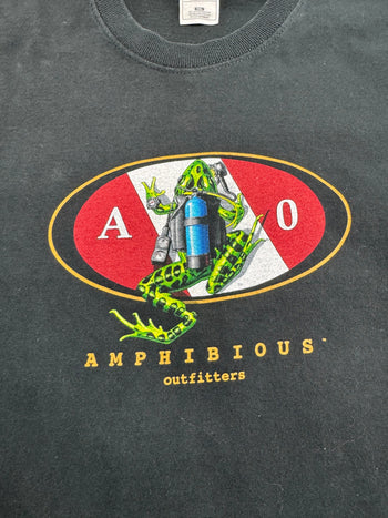 Vintage '97 Amphibious Outfitters Tee Black