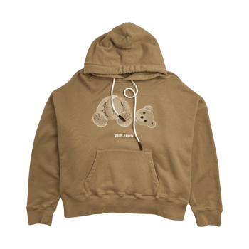 Palm Angels Teddy Bear Hoodie Beige (USED)