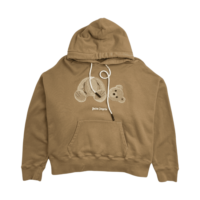 Palm Angels Teddy Bear Hoodie Beige (USED)
