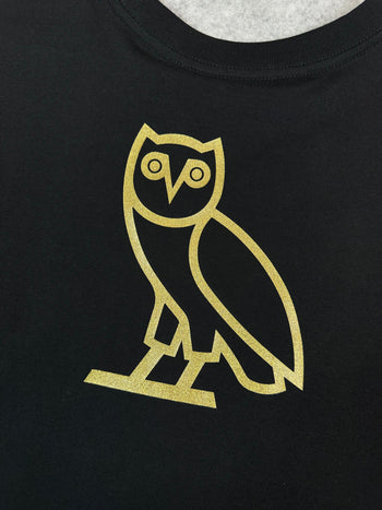 Women's OVO x Playboy Cropped Tee Black