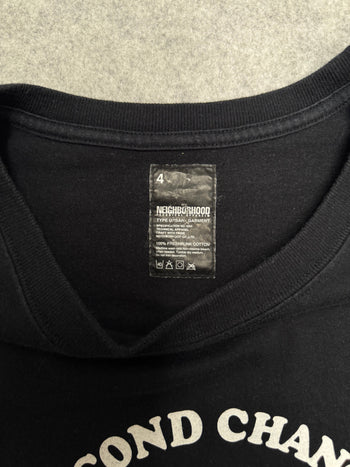 Neighborhood x OriginalFake Second Chance Tee Black (USED)