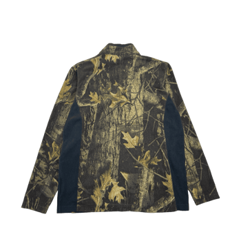(M) Columbia Quarter Zip Camo Fleece