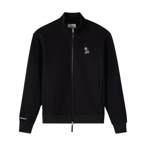 OVO Polartec Power Stretch Full-Zip Track Jacket Black | Vintage Clothing Store Canada