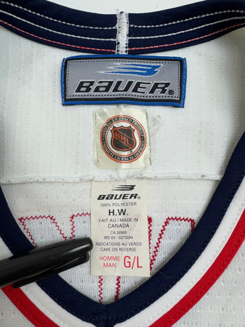 Vintage NHL New York Rangers Franklin Hockey Jersey White