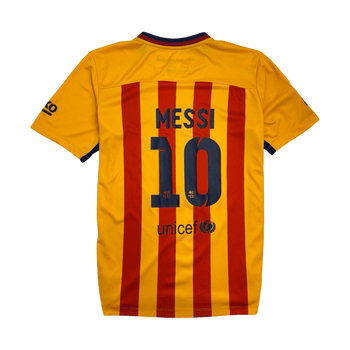 (S) Nike FC Barcelona Messi Jersey Yellow