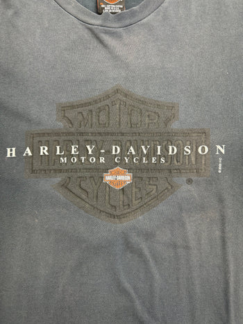 (L) Vintage '00 Harley Davidson Naples Tee Black