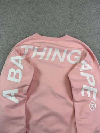 BAPE Crossprint Sweatshirt Pink (USED)