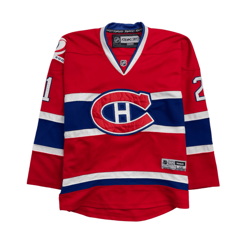 Vintage NHL Montreal Canadiens Brian Gionta Jersey Red | Vintage Clothing Store Canada