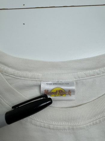 Vintage 2000s Hard Rock Cafe Cabo San Lucas Tee White