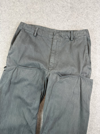 Yeezy Gap Sateen Cargo Pants Dark Green (USED)