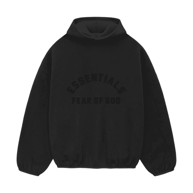 Fear of God Essentials Core Collection Nylon Fleece Hoodie Black/Black