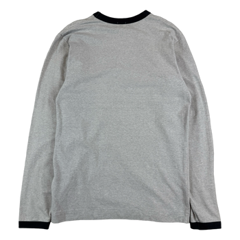 BAPE Logo L/S Tee Grey