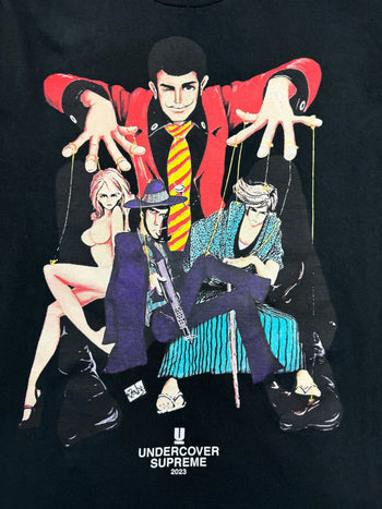 Supreme x UNDERCOVER Lupin Tee Black (USED)