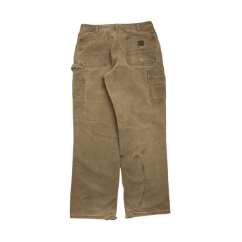 (32) Vintage Carhartt Carpenter Pants Light Brown