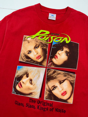 1990’s Poison Promo Band Tee Red