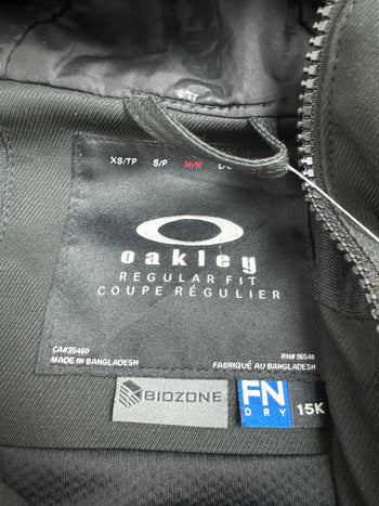 (M) Oakley Zip-Up Jacket Black