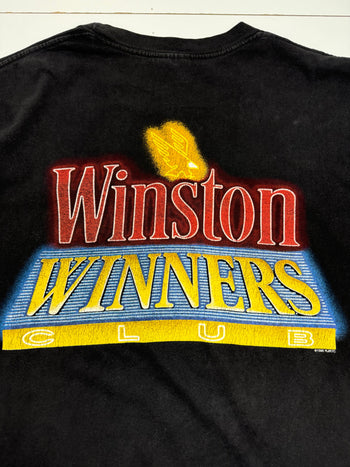 (XL) Vintage ‘95 Winston Winners Club Pocket Tee Black