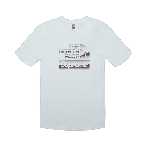 Supreme The North Face Metallic Logo Tee White | Vintage Clothing Store Canada
