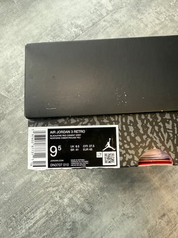 Air Jordan 3 Retro OG Black Cement 2024 (USED)