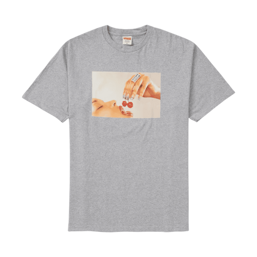 Supreme Cherries Tee Heather Grey | Vintage Clothing Store Canada