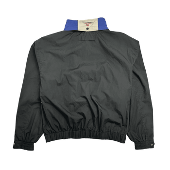 (XXL) Vintage 2000s Polo Ralph Lauren Zip-Up Jacket Black