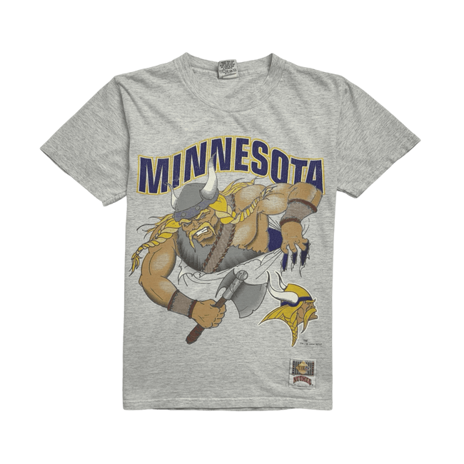 (S) Vintage Minnesota Vikings Tee Light Grey